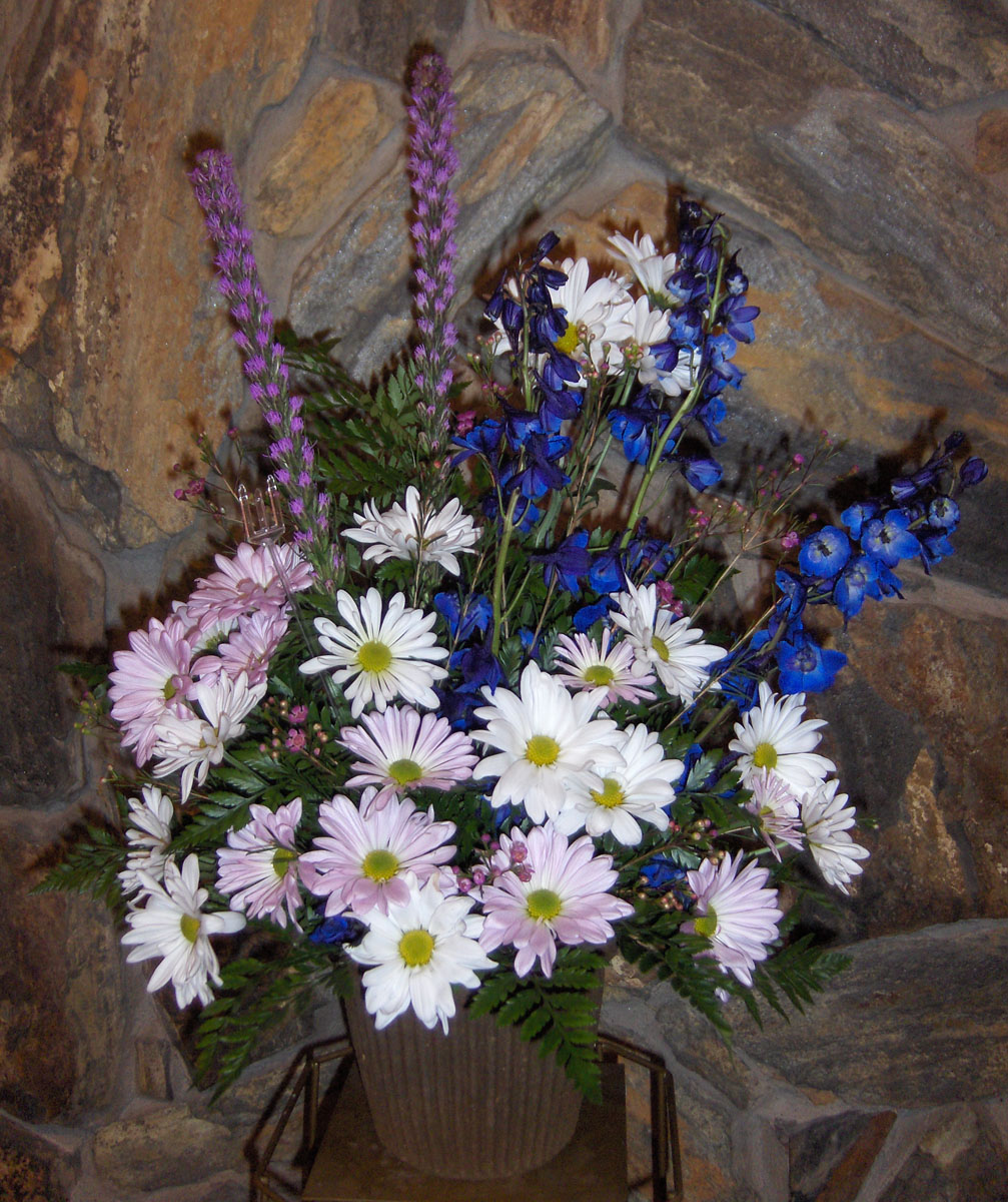 Flowers from South Dakota Highway Patrol Badlands Squad