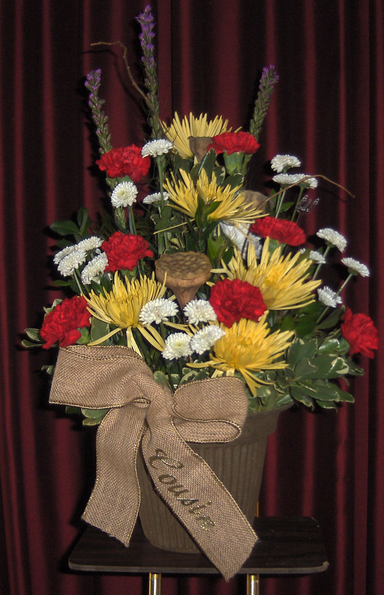 Flowers from Gloria, Emily, Sheridan, Tiger, & Cecelia