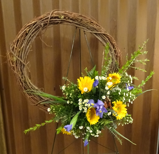 Flowers from Philip Nursing Home