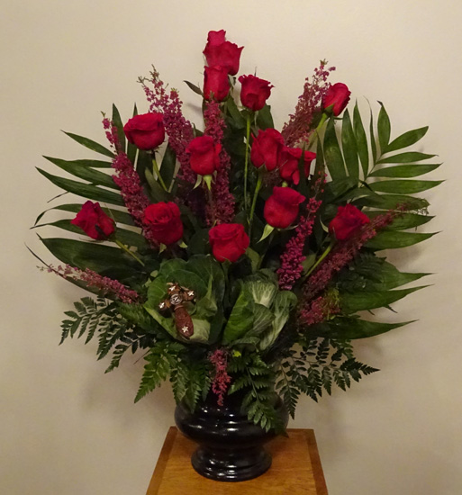 Flowers from John, Rita, Ellen, Chris and Cade
