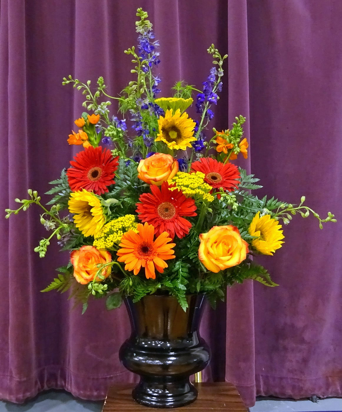 Flowers from Grandpa Jerry, Grandma Jo, Jerry & Jeanne, Lori, and Jeff