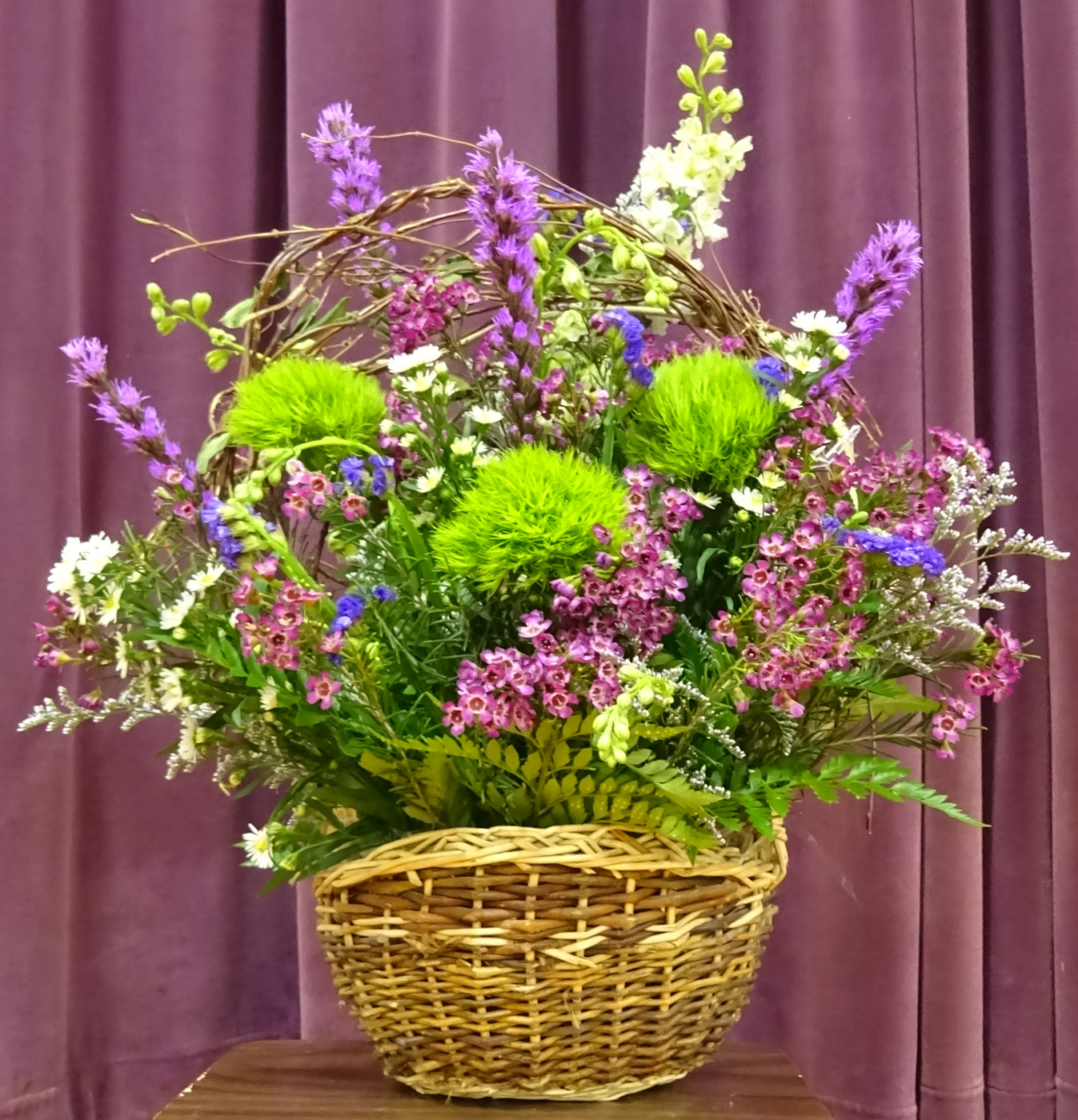 Flowers from LaRee & Richard Lorenz, and Casey & Iris Dunsmore