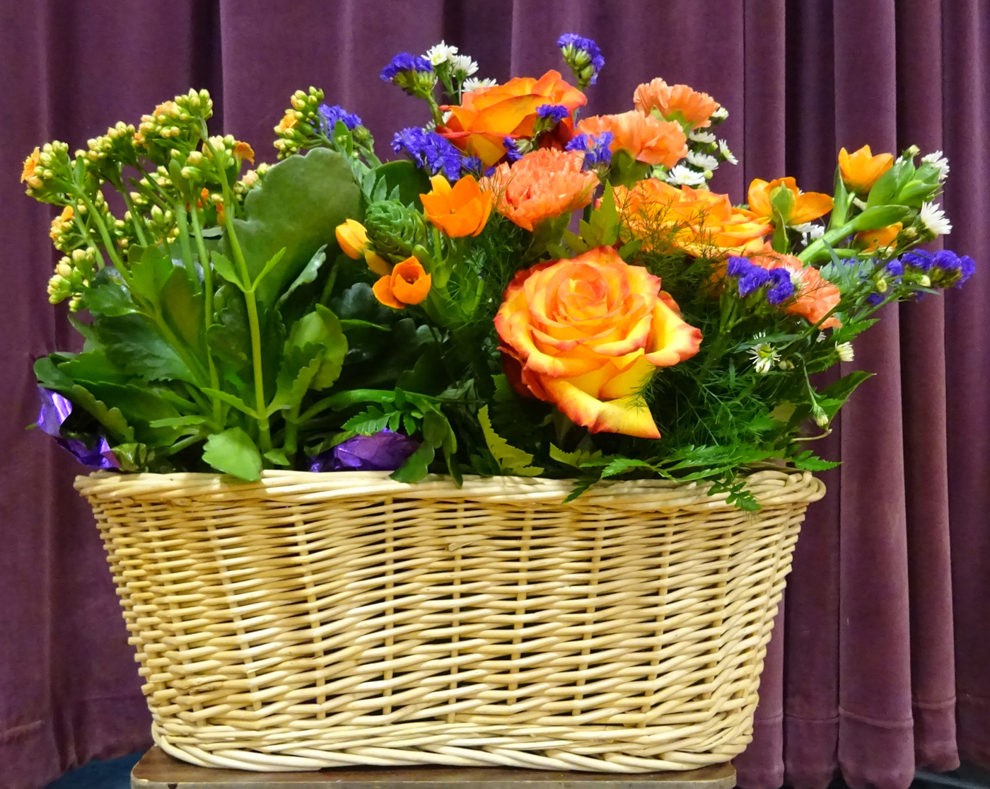 Flowers from Interior School and Interior Booster Club
