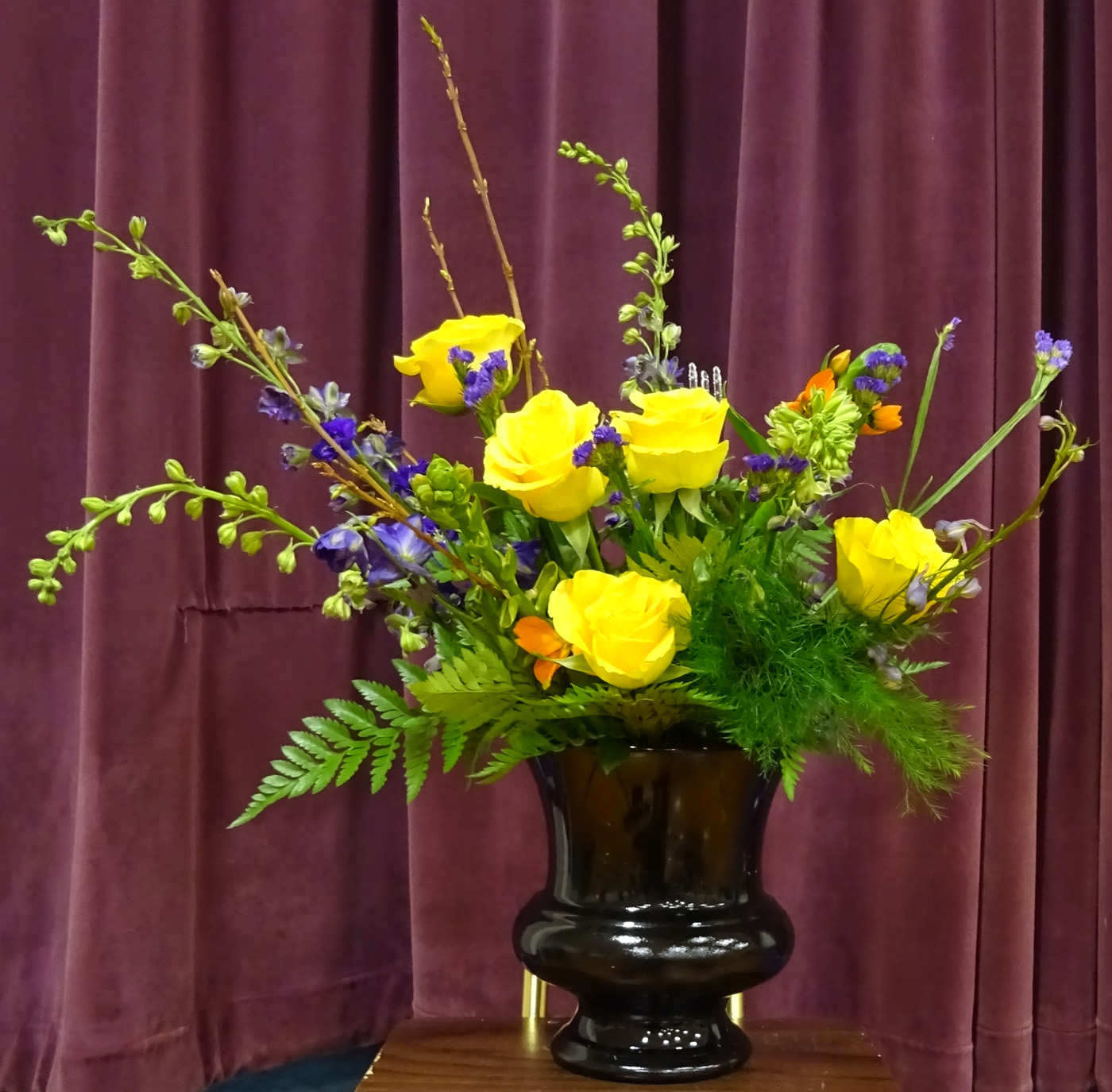Flowers from Mellette County Sheriff's Office and the Mellette County Ambulance Service