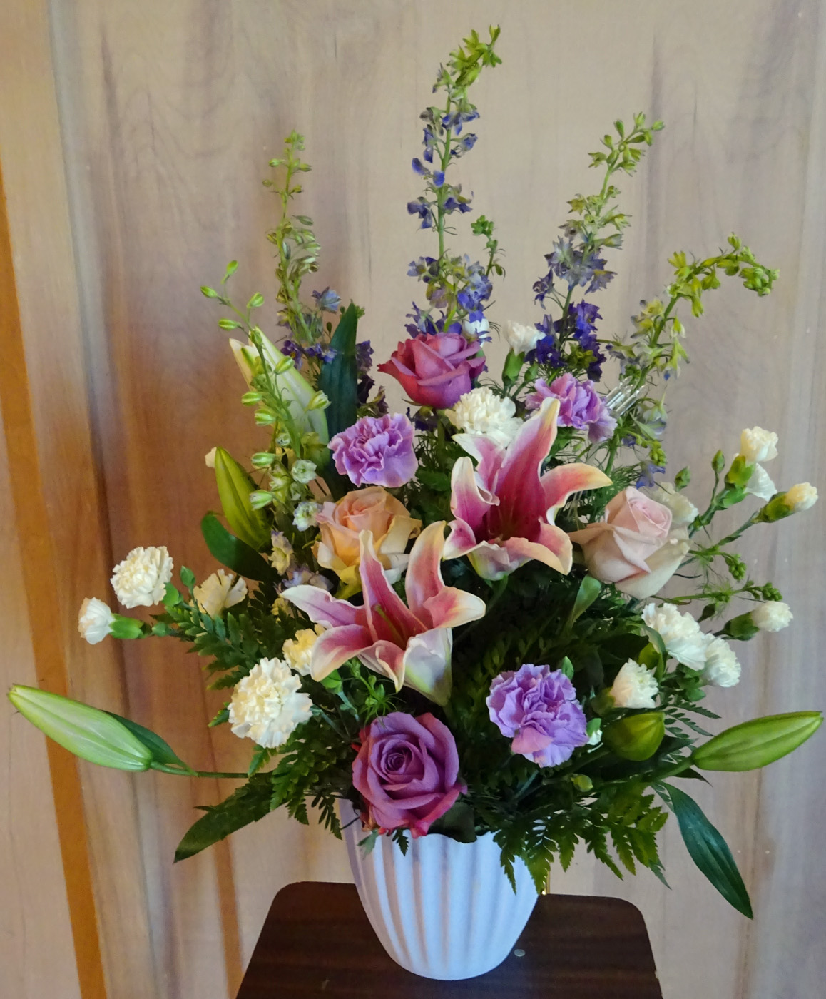 Flowers from Ted and Jo Shelley