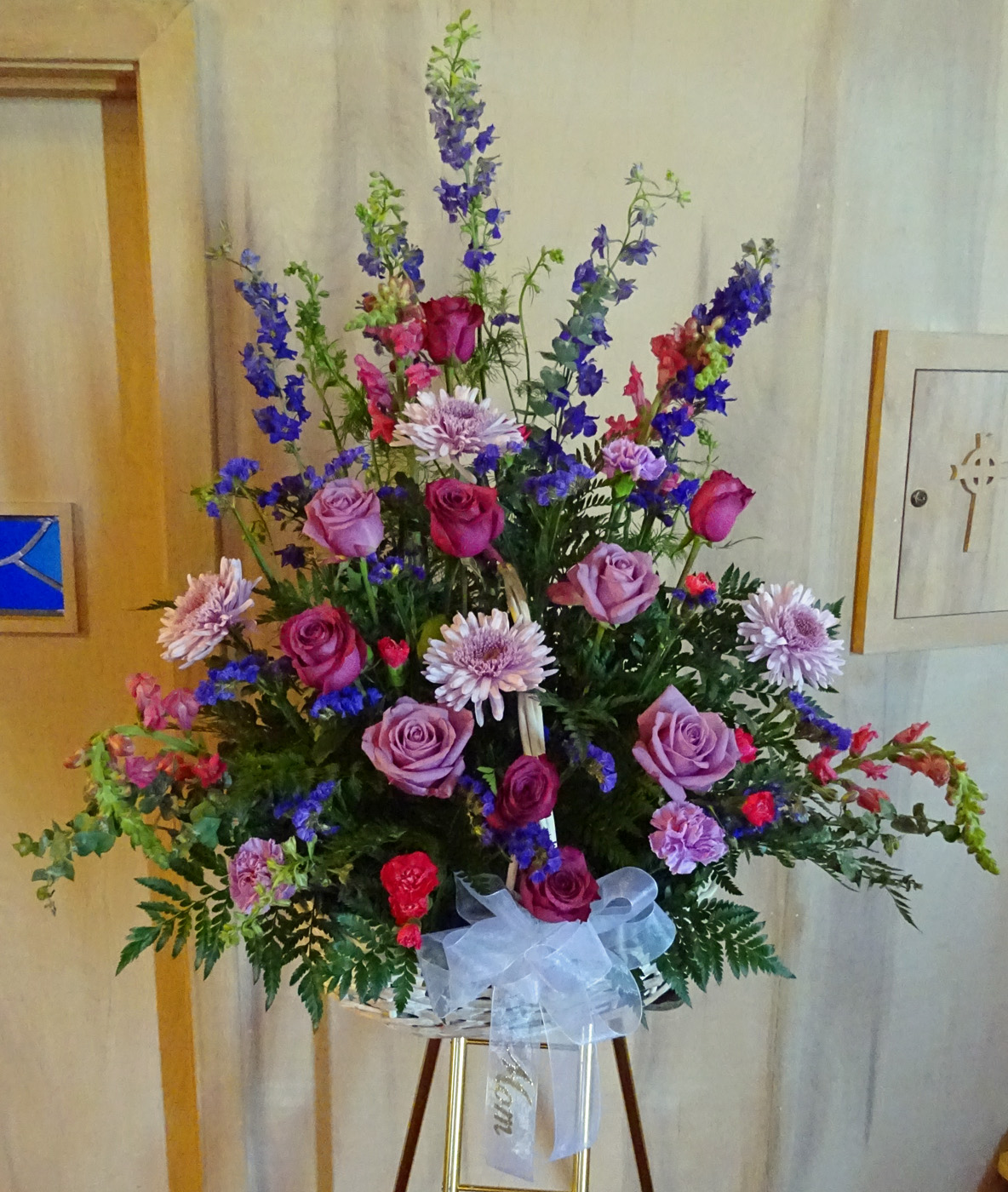Flowers from "Mom"