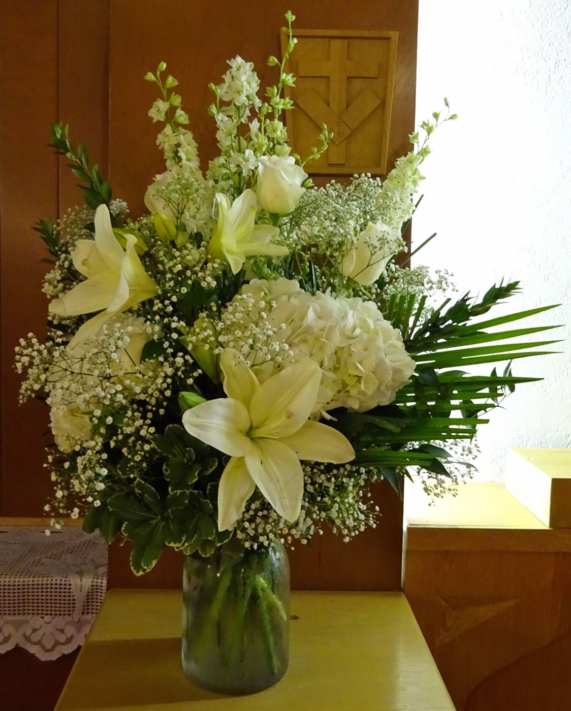 Flowers from Grandchildren - Joey, Stephen, Katie, and Lars