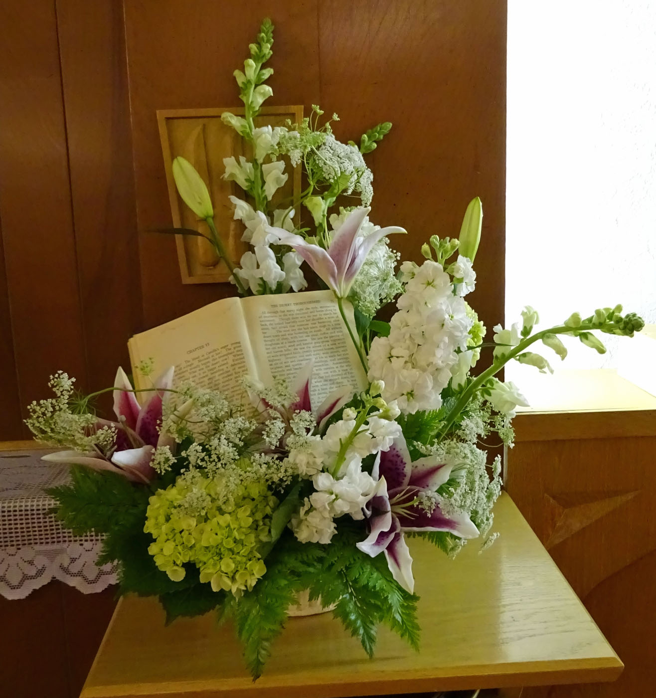 Flowers from Gittings - Joe & Kathy, Charles & Diane, George & Sandee, and PeeWee & Peggy