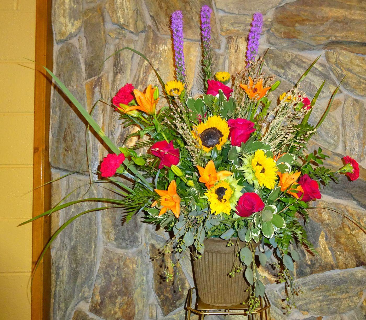 Flowers from Jack Rasmussen, Dan Beaner, and Scott Brinkman