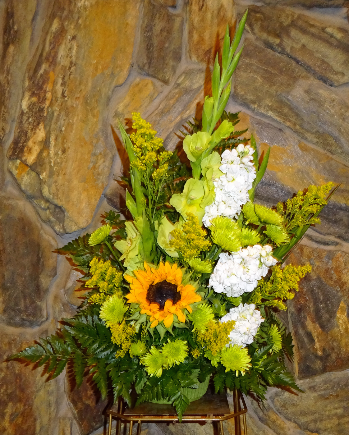 Flowers from First National Agency - Joe, Mary, Jami, Allen, Judy, and Lacey