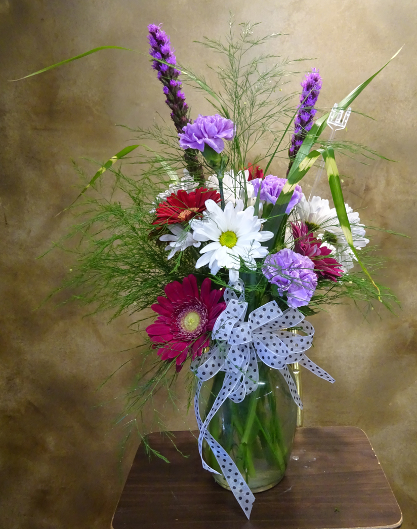Flowers from Mike, Doreen, and Mallory