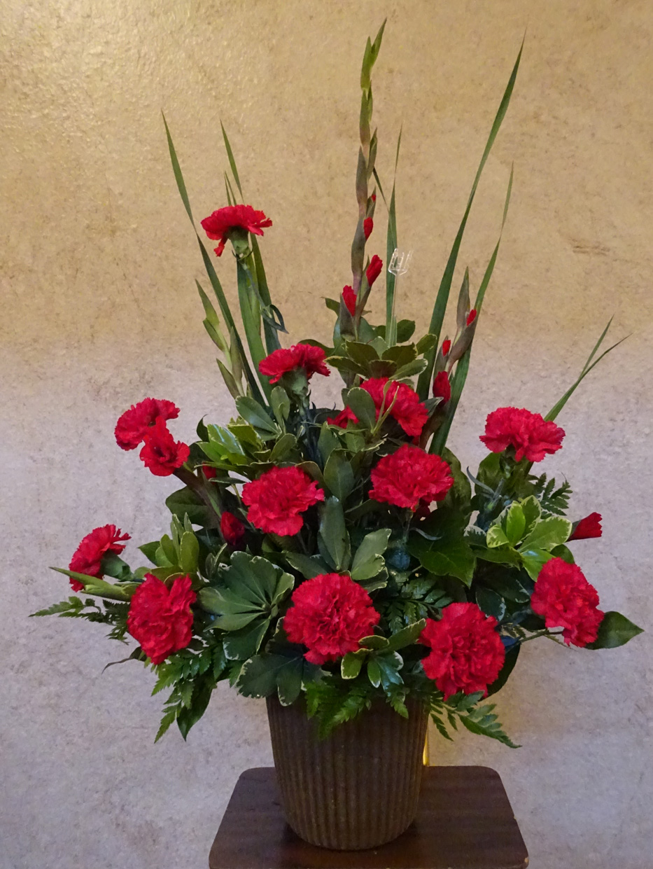 Flowers from Jem, Kelly, Ryan, Amanda, Dillon, Courtney, Ryan, Brittany, Sister Joan, Kolbe, and Paige