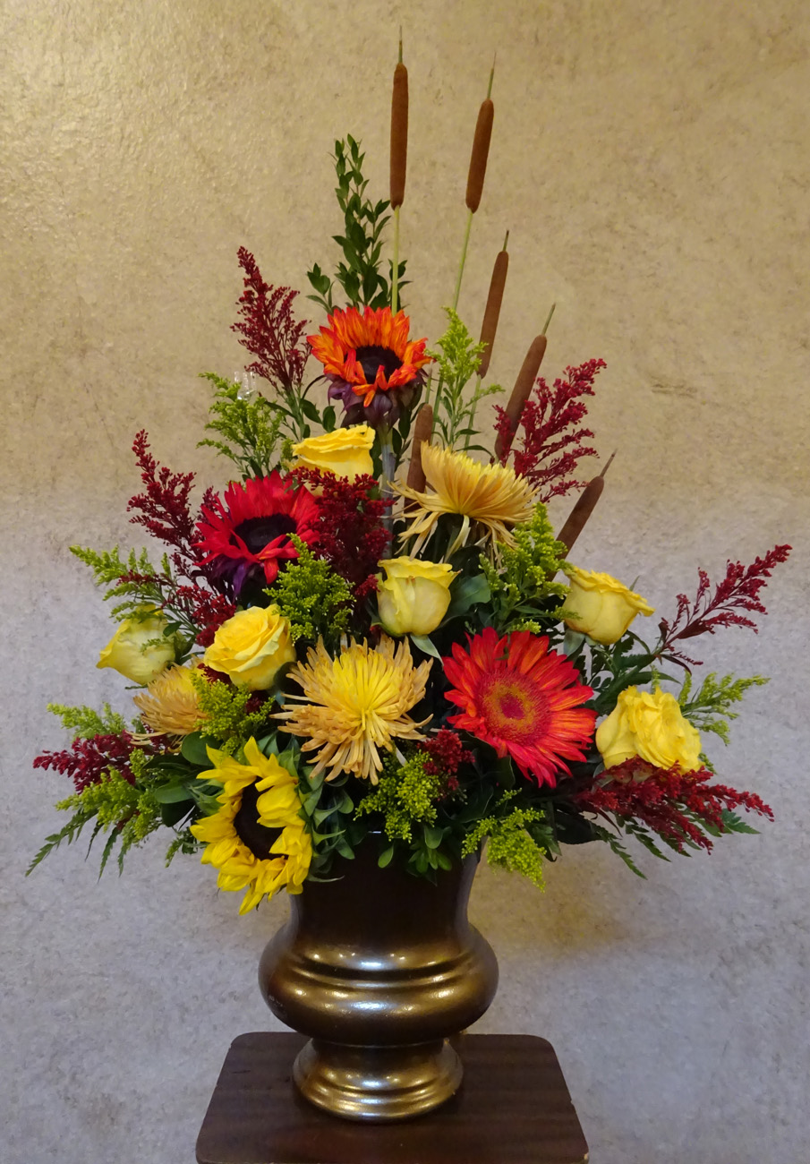 Flowers from Dar, Lisa, Deacon, & Camden, and Darwin & Betty