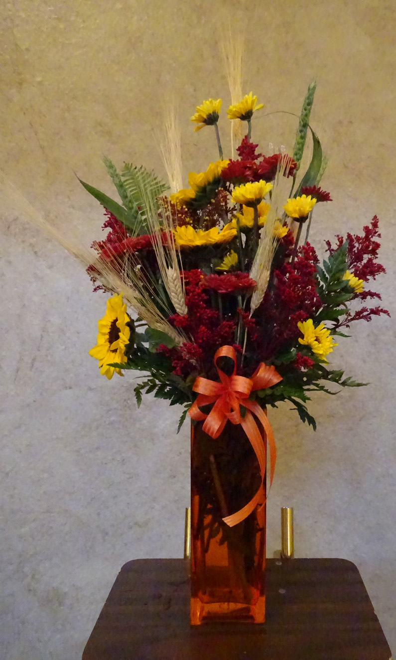 Flowers from Aunt Rachel, Tyrell, James, and Families