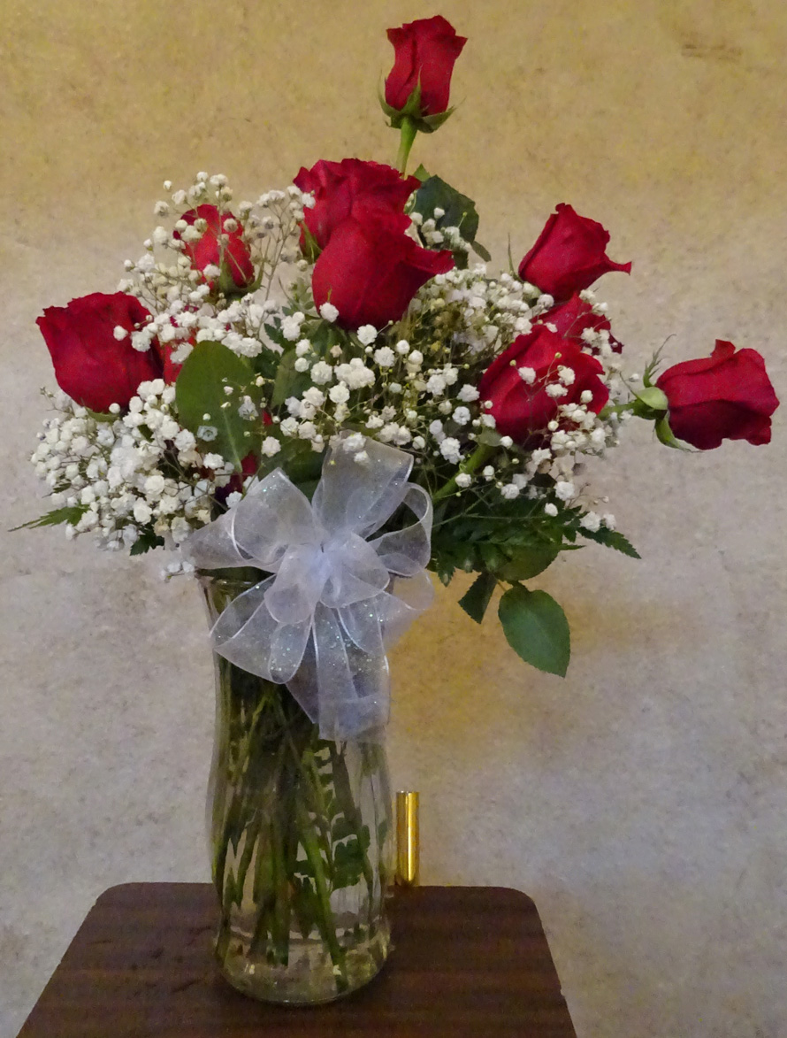 Flowers from Hugh, Amie, Brad, Bret, Brenda, and Families