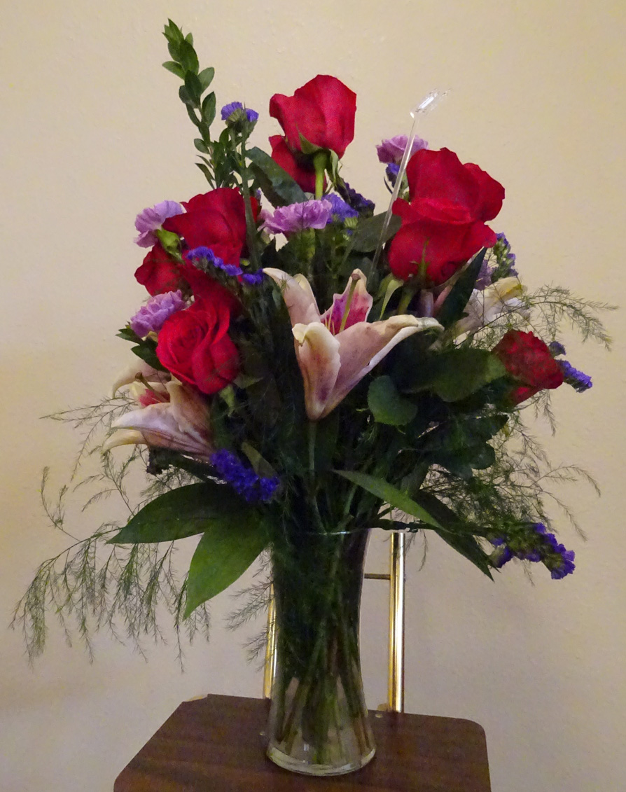 Flowers from Mat Su School District Principal's Association