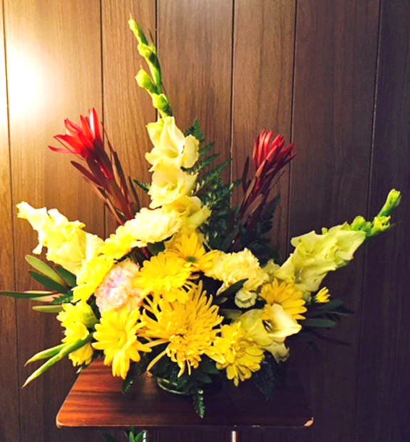 Flowers from Bruce and Sharon Barnett