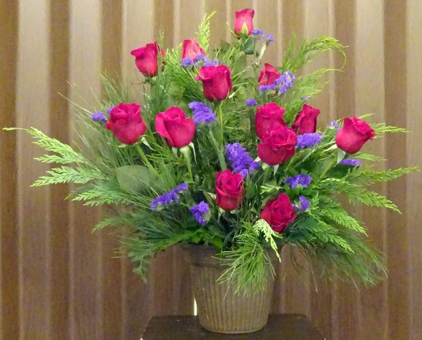 Flowers from Doug and Justine Estes and families