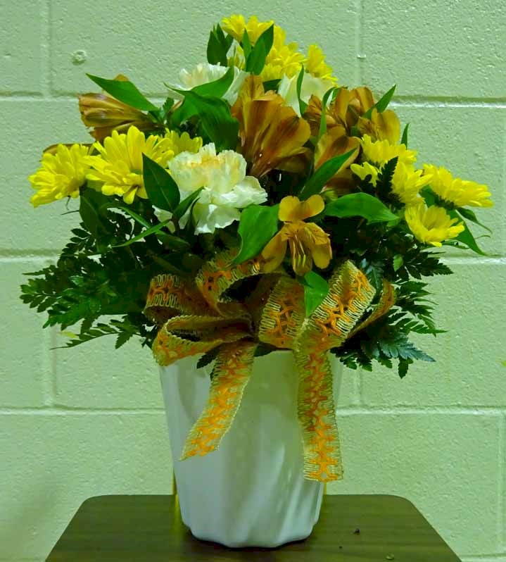 Flowers from Philip High School Track Kids