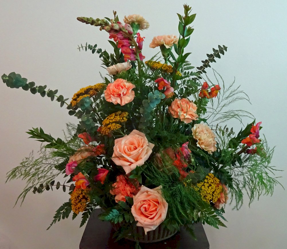Flowers from Peggy Hauk and Dan and Cindy Hauk