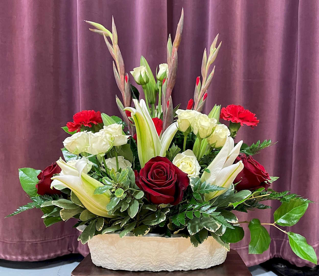 Flowers from Harold and Ruvonne Dennis and the Dana DeVries Family