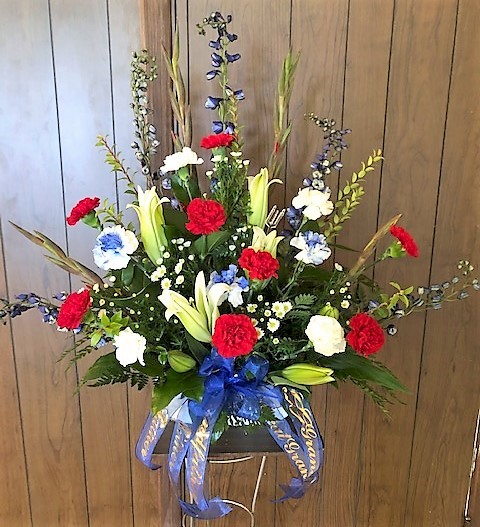 Flowers from "Father" "Father-in-Law" "Grandfather" "Great-Grandfather" "Great-Great-Grandfather" - from the Rosalind Freeman Family