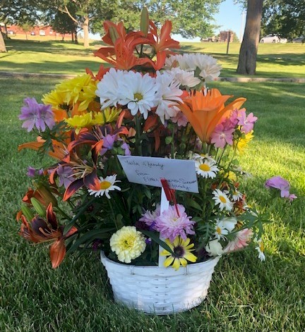 Flowers from Elmer, Sharon, and Family