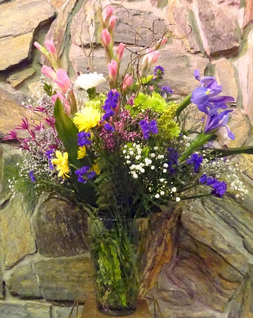 Flowers from Chuck, Kathy, and Pat and your friends at Anderson Dental