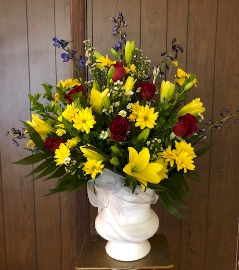Flowers from Robert and Scott and Chris and Mark