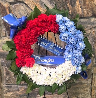Flowers from Family - "Grandpa" "Great-Grandpa"