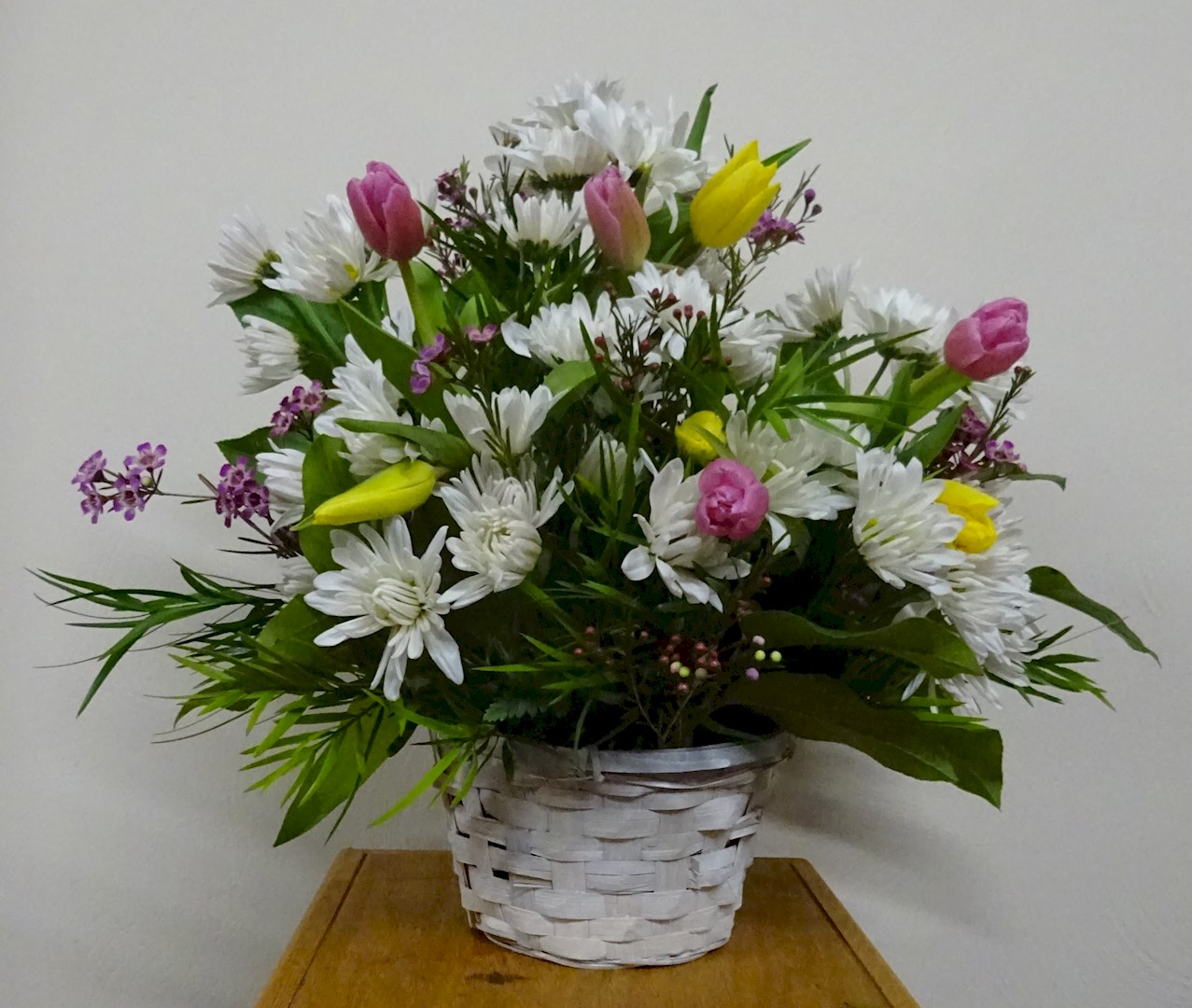 Flowers from Cody, Jamie, Conlin, and Hannah