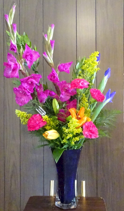 Flowers from Legacy Post and Beam