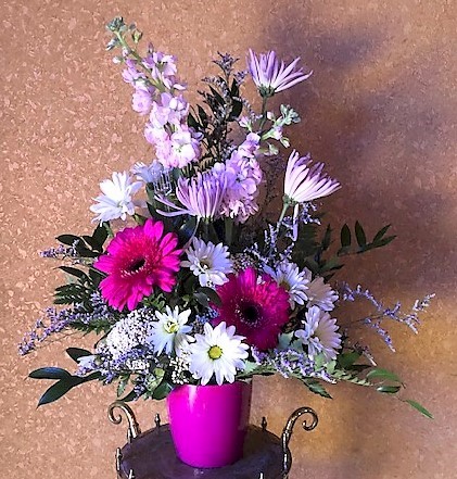 Flowers from Amy and Dee Anderson; Rhonda Meilang and Family; and Deanna VanDerWolde and Family