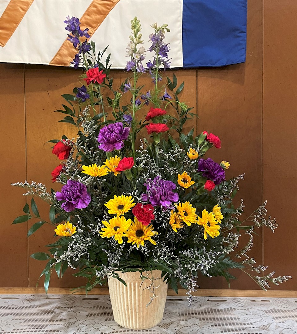Flowers from Philip Health Services, TLC, and Board of Directors