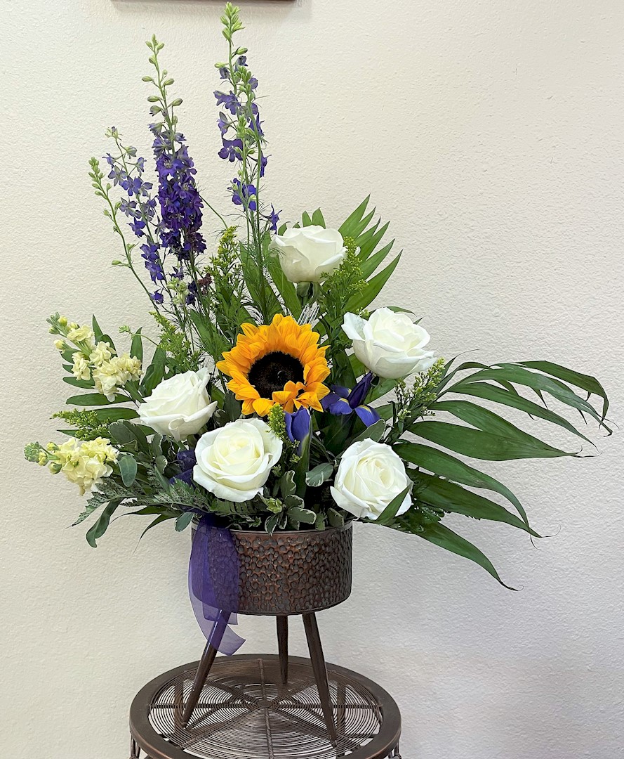 Flowers from Farmer's Coop and Staff