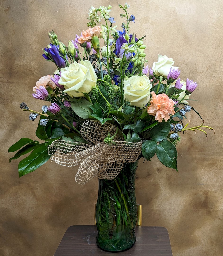 Flowers from Nathan, Heather, Allie, and Natalie Kjerstad