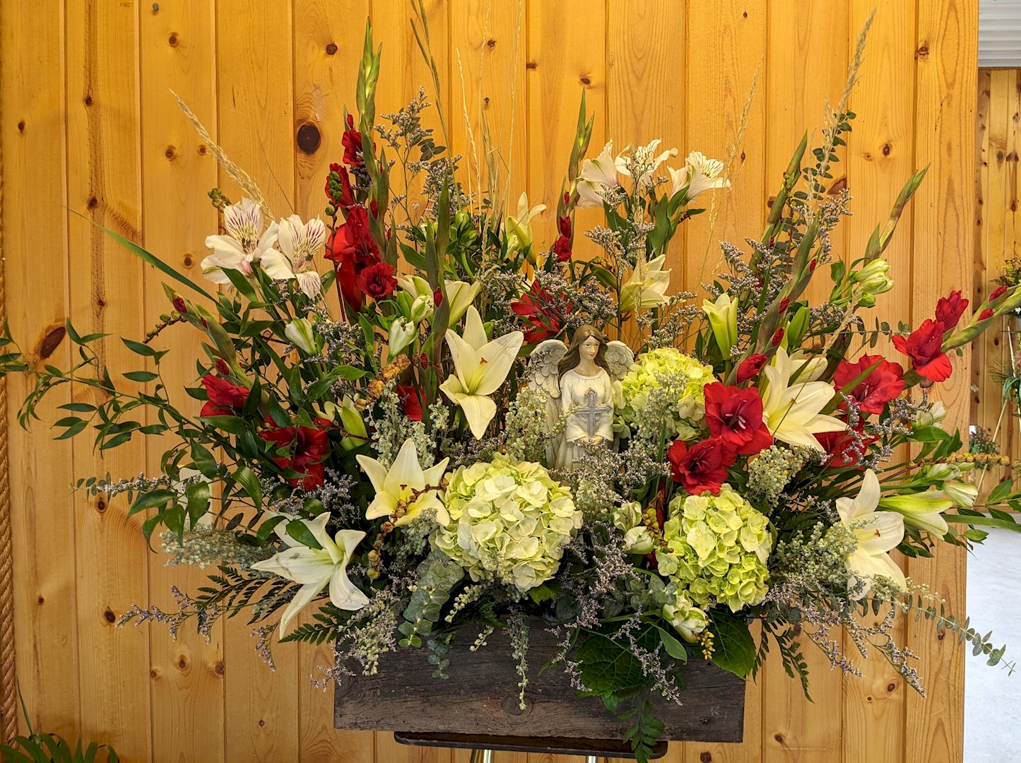 Flowers from Rick, Patt, and Sarah Hustead and the Wall Drug Staff
