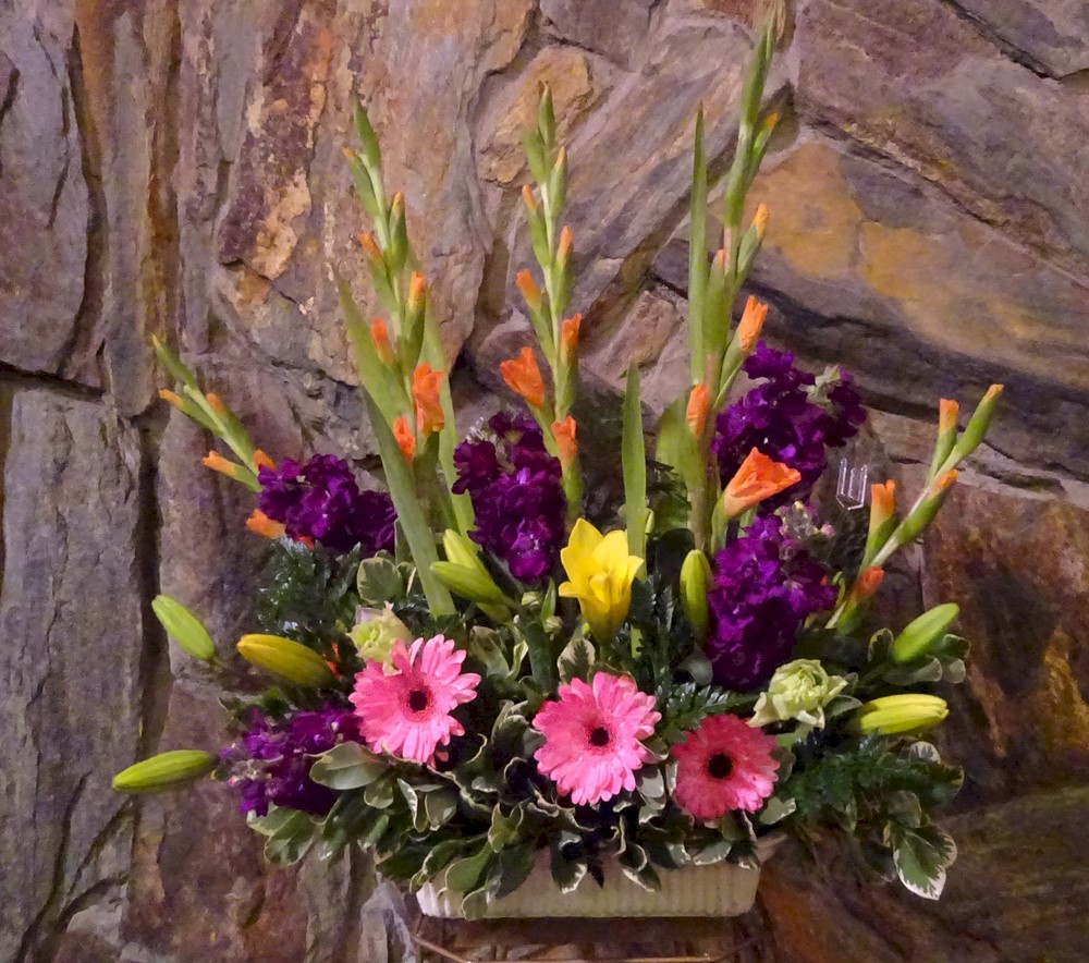 Flowers from Bad River Senior Citizens Center