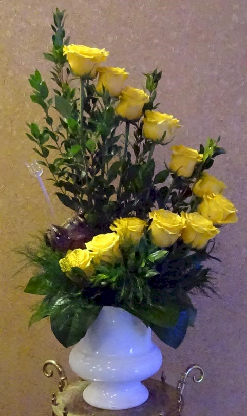 Flowers from Jill, Nancy, JoAnn, and Lorna