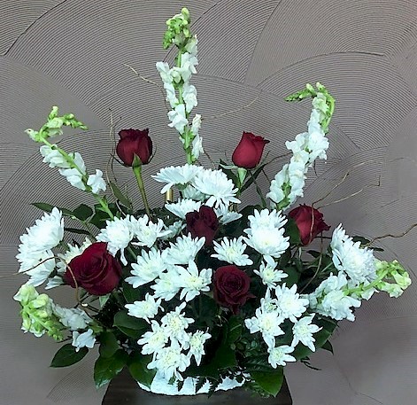 Flowers from Bryan, Lily, David, Jackie, and Just