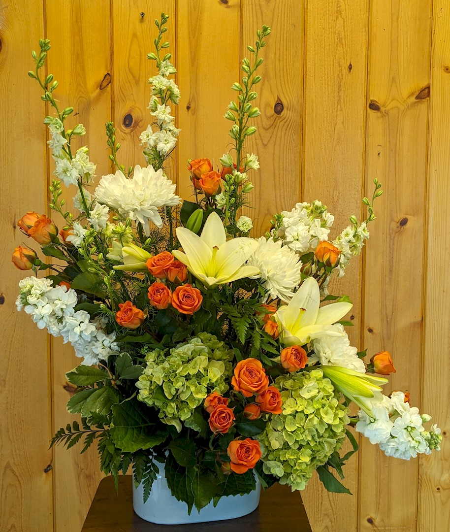 Flowers from Kevin, Mel, and Family and Vaughn, Ginger, and Family - A-1 Construction