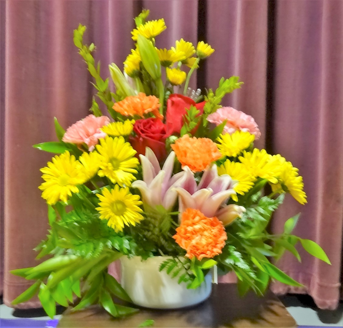 Flowers from After School Program Staff and Kids