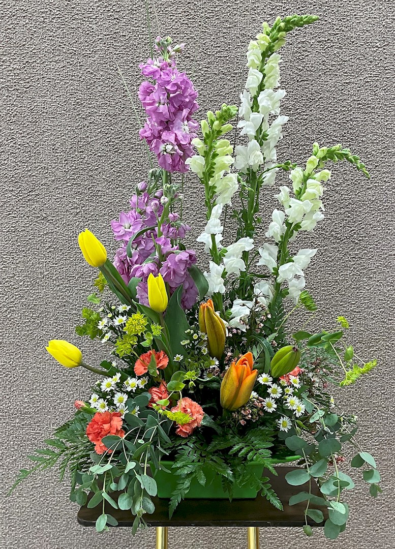 Flowers from John Luke, Cheyenne, and Kalon