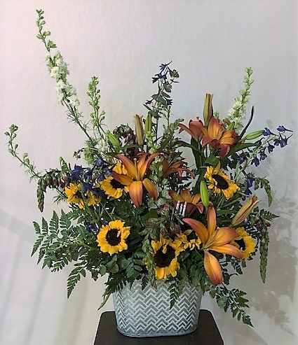 Flowers from Thor, Jackie, and Royce Roseth