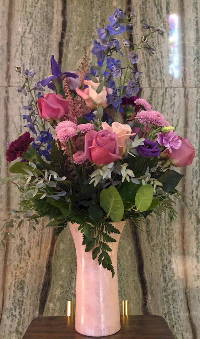 Flowers from Carrie and Chris Haberlee
