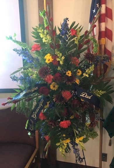 Flowers from Family - "Dad" "Grandpa" "Great-Grandpa"