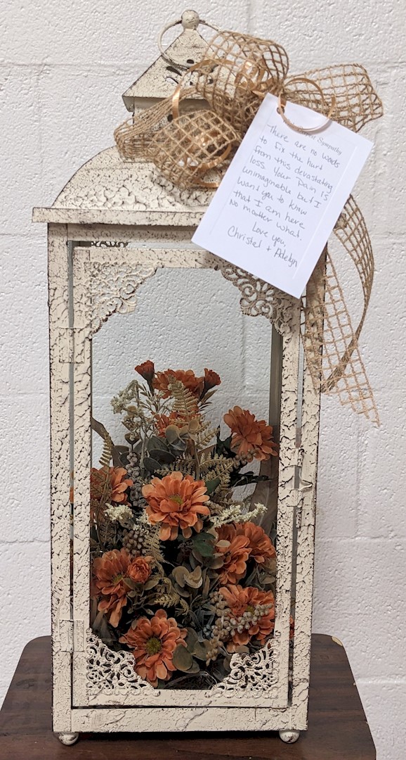 Flowers from Christal and Adelyn