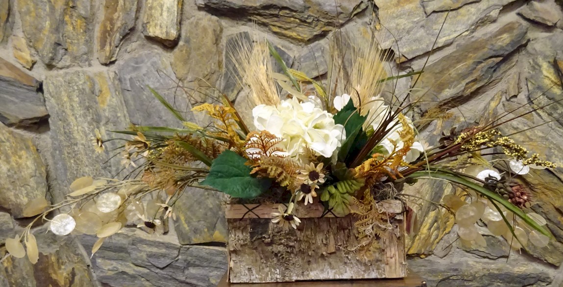 Flowers from Kim, Jenna, and Aidan