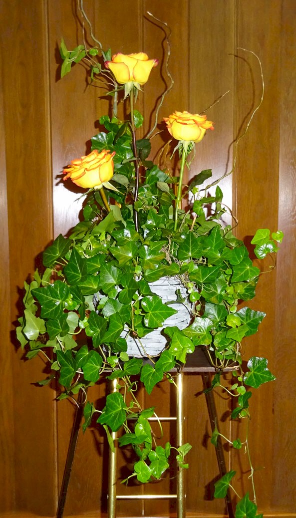 Flowers from Sue & Bob, Ruth & Bob, and Kay, Tim & Marion