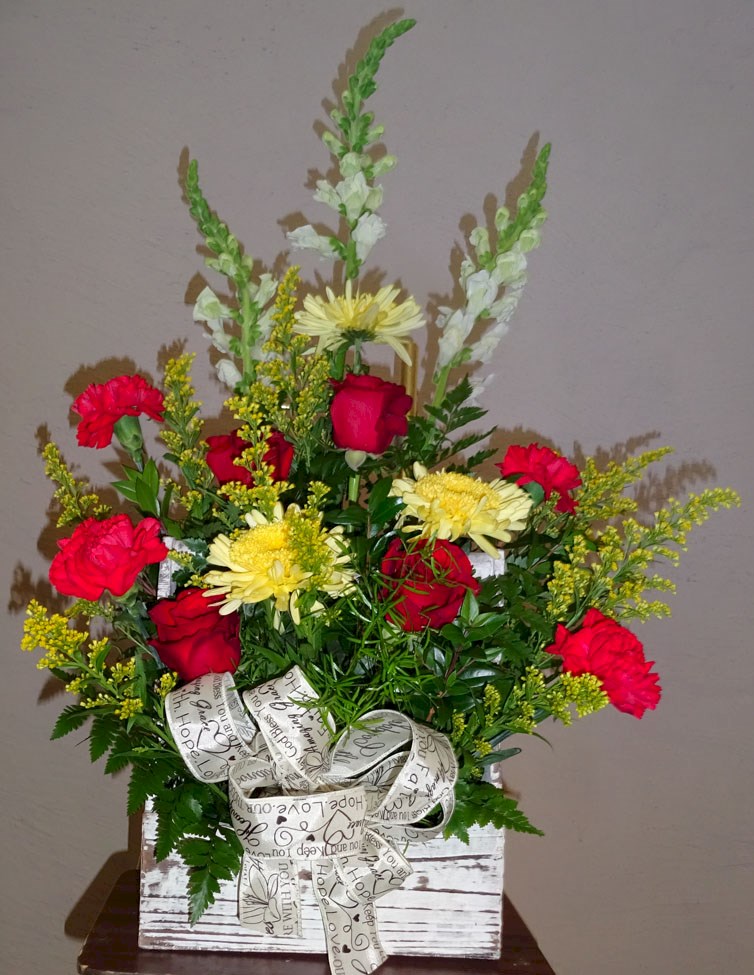 Flowers from Cathie Handcock and Family
